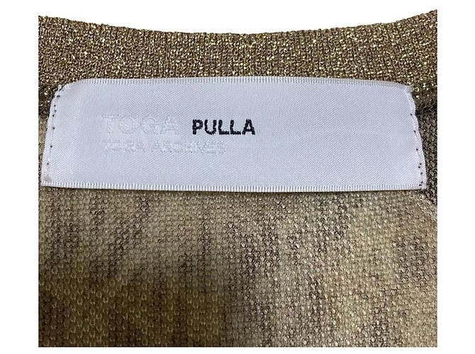 Autre Marque Cárdigan de jersey con estampado Lame TOGA PULLA Verde Caqui - vista 4