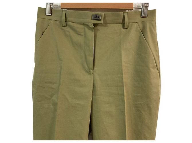 Pantalones Salvatore Ferragamo Beige Caqui - vista 3