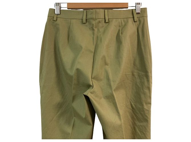 Pantalones Salvatore Ferragamo Beige Caqui - vista 4