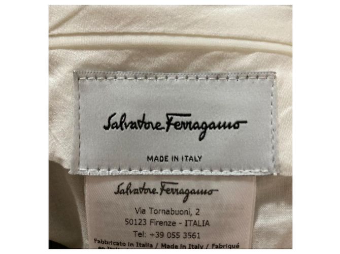Pantalones Salvatore Ferragamo Beige Caqui - vista 6