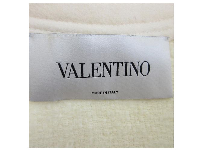 Capa de Lana Valentino Blanco Blanco roto - vista 4