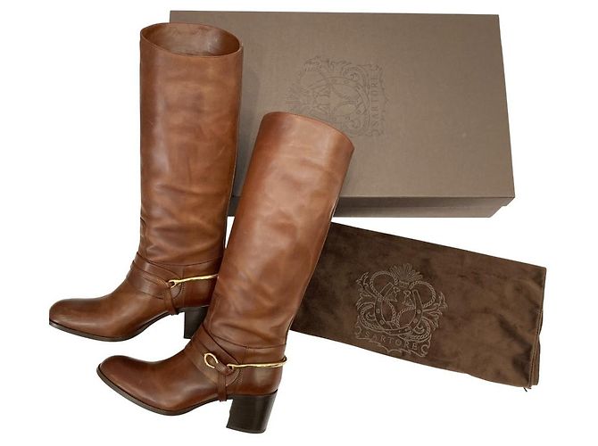 Autre Marque Sartore Lederstiefel Braun - Ansicht 12
