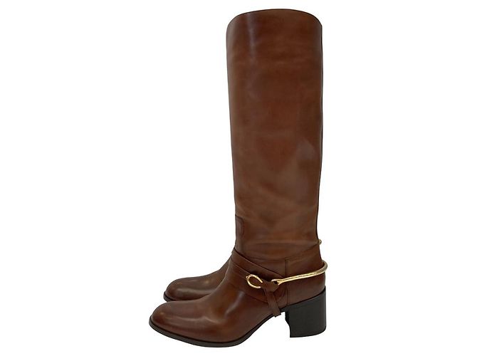 Autre Marque Sartore Lederstiefel Braun - Ansicht 2