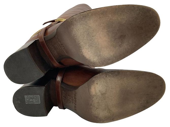 Autre Marque Sartore Lederstiefel Braun - Ansicht 4