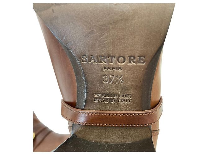 Autre Marque Sartore Lederstiefel Braun - Ansicht 7