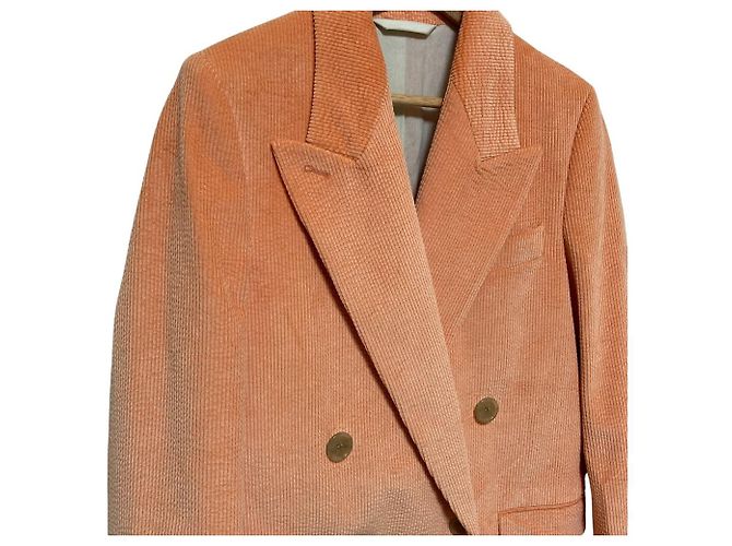 Chaqueta de pana entallada Acne Studios Naranja - vista 2