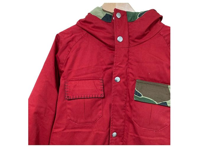 Autre Marque Holubar DEERHUNTER PARKA Parka da montagna con piumino Rosso - vue 3