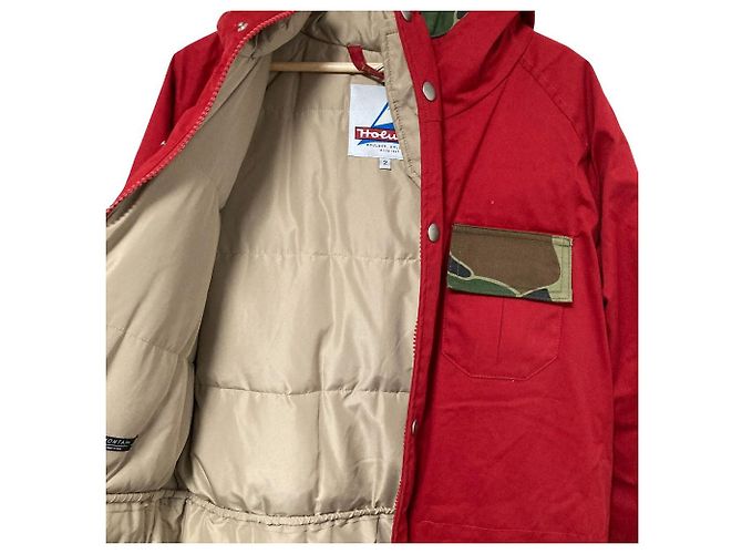 Autre Marque Holubar DEERHUNTER PARKA Parka da montagna con piumino Rosso - vue 4