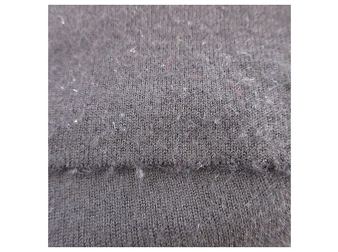 Timeless Chanel Cashmere Rollkragenpullover mit Logo Schwarz - Ansicht 7