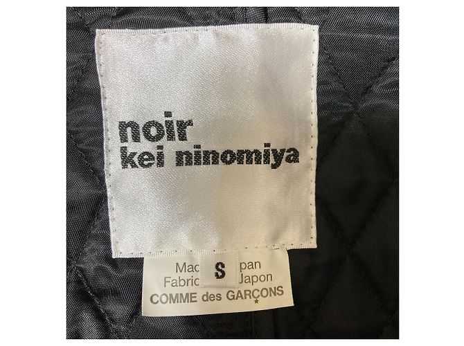 Autre Marque Casaco longo acolchoado noir kei ninomiya Preto - vista 10