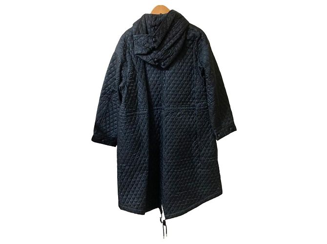 Autre Marque Casaco longo acolchoado noir kei ninomiya Preto - vista 2