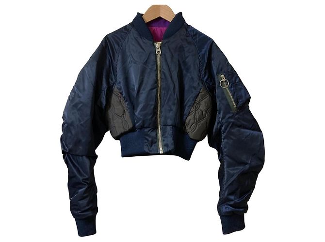 Autre Marque Chaqueta Bomber Reversible NON TOKYO Azul Multicolor Azul marino - vista 2