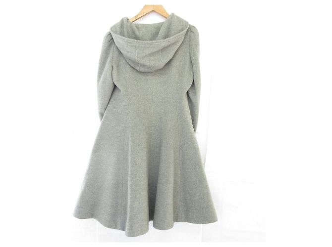 Autre Marque Abrigo Princess de lana de angora y piel de zorro Rene Castaño - vista 4