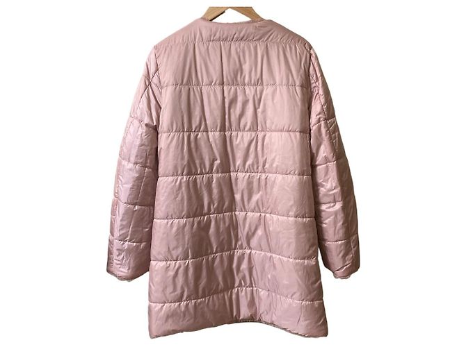 Autre Marque Abrigo reversible sin cuello de pelo ecológico MAX&Co. Púrpura - vista 4