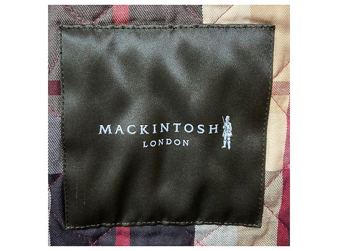 Autre Marque Abrigo acolchado forrado con estampado check Mackintosh Roja - vista 6