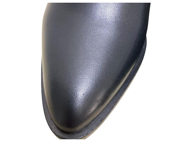 Autre Marque All Saints Lederstiefel Schwarz - Ansicht 11