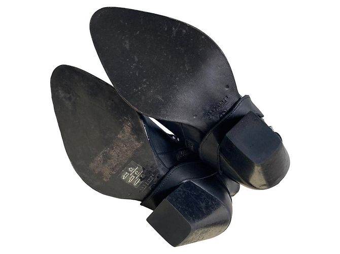 Autre Marque All Saints Lederstiefel Schwarz - Ansicht 6