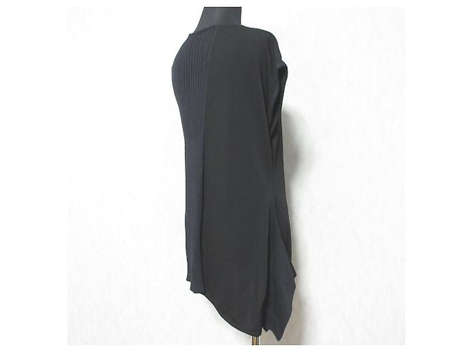 Lanvin Collection Asymmetry Docking Cutsew Nero - vista 4