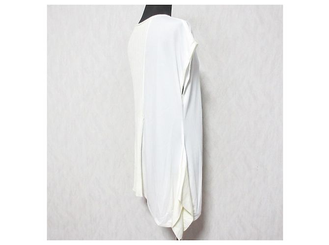 LANVIN COLLECTION Cutsew con unión asimétrica Blanco roto - vista 3