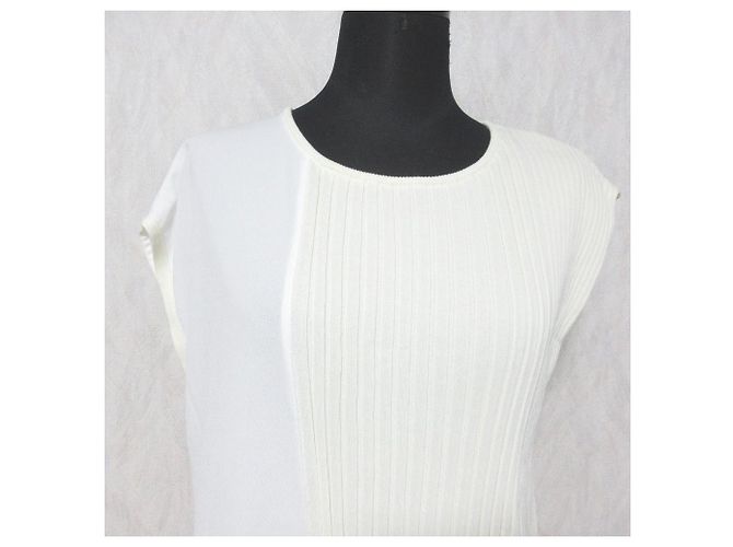 LANVIN COLLECTION Cutsew con unión asimétrica Blanco roto - vista 5