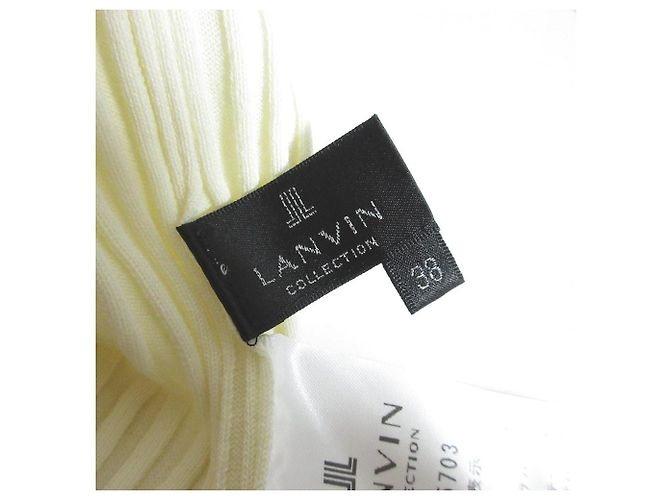 LANVIN COLLECTION Cutsew con unión asimétrica Blanco roto - vista 6