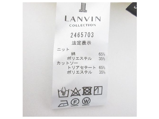 LANVIN COLLECTION Cutsew con unión asimétrica Blanco roto - vista 7