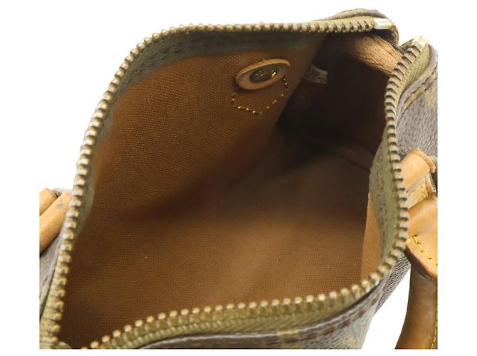 Borsa Louis Vuitton Monogram Mini Speedy Marrone Monogramma - vista 9