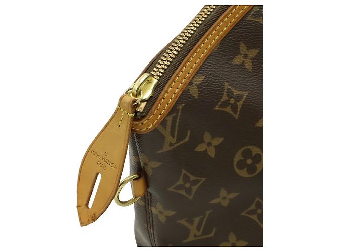 Louis Vuitton Monogram Lockit Horizontal Handtasche Braun Monogramm - Ansicht 6