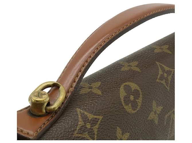 Borsa Louis Vuitton Monogram Monceau 28 Second Marrone Monogramma - vista 7