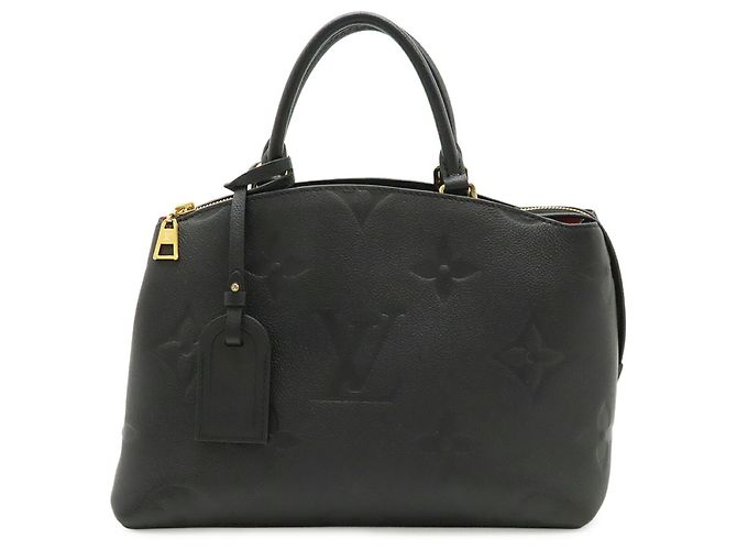 Borsa Louis Vuitton Monogram Empreinte Petit Palais Nero - vista 2