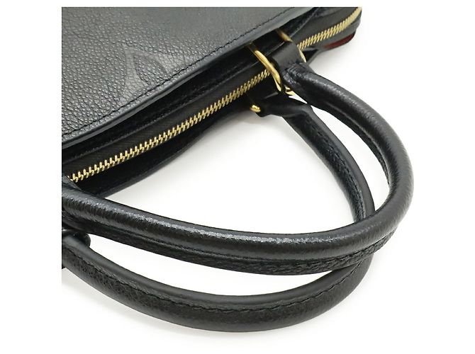 Borsa Louis Vuitton Monogram Empreinte Petit Palais Nero - vista 5