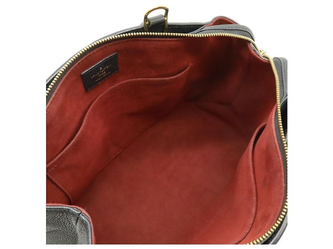 Borsa Louis Vuitton Monogram Empreinte Petit Palais Nero - vista 6