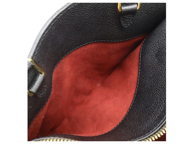 Borsa Louis Vuitton Monogram Empreinte Petit Palais Nero - vista 7