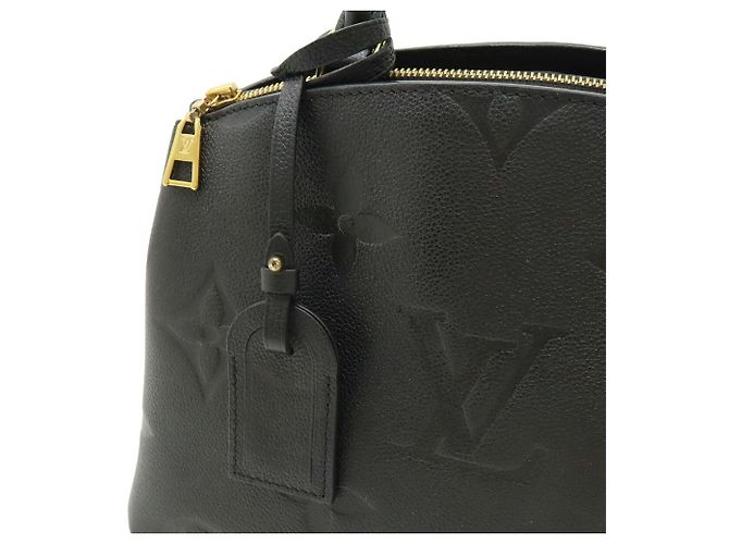 Borsa Louis Vuitton Monogram Empreinte Petit Palais Nero - vista 9