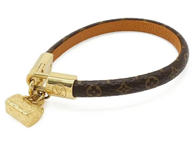 Speedy Bracciale Charm Monogram Louis Vuitton Marrone Monogramma - vista 2