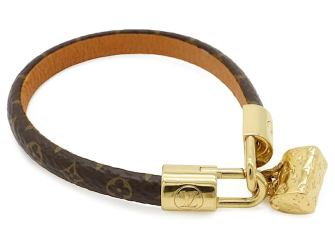 Speedy Bracciale Charm Monogram Louis Vuitton Marrone Monogramma - vista 4