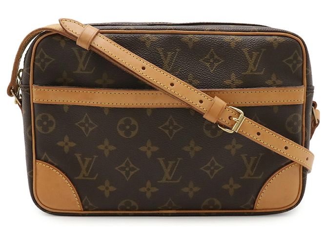 Borsa a Spalla Louis Vuitton Monogram Trocadero 27 M51274 Marrone Monogramma - vista 2
