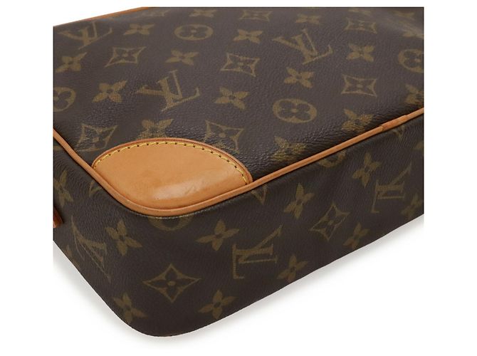 Borsa a Spalla Louis Vuitton Monogram Trocadero 27 M51274 Marrone Monogramma - vista 4