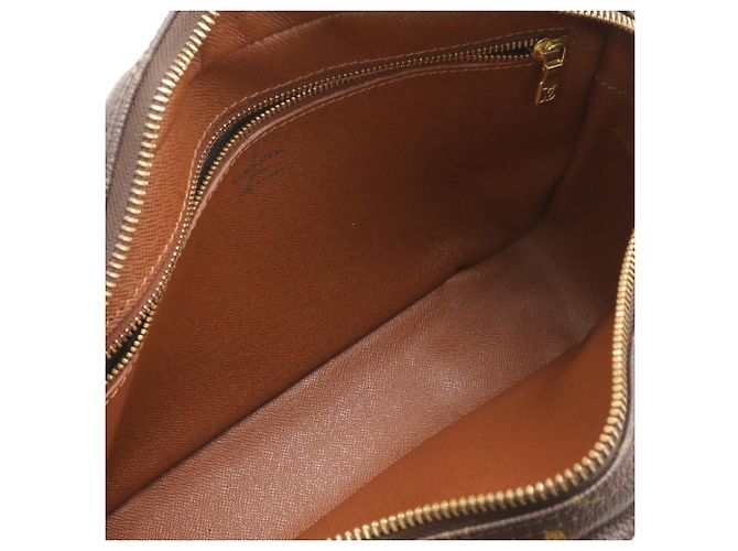 Borsa a Spalla Louis Vuitton Monogram Trocadero 27 M51274 Marrone Monogramma - vista 7