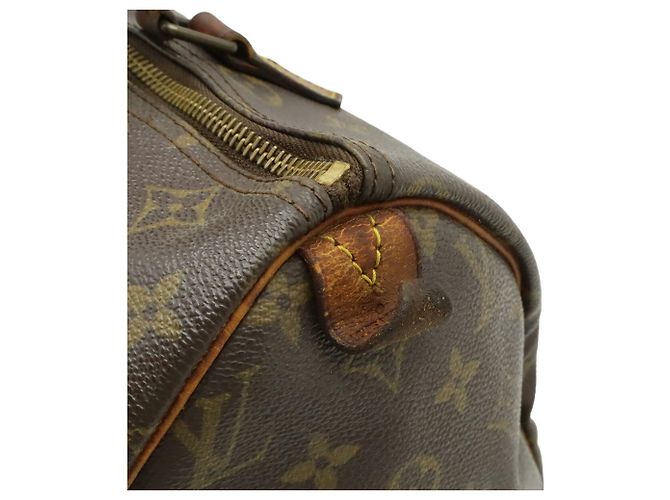 Borsa Louis Vuitton Monogram Speedy 30 Marrone Monogramma - vista 10