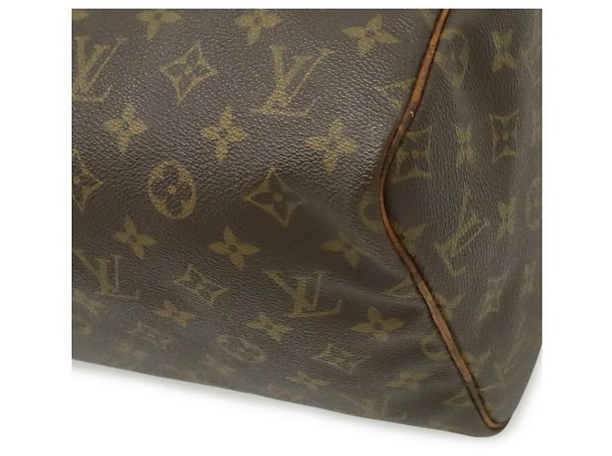 Borsa Louis Vuitton Monogram Speedy 30 Marrone Monogramma - vista 4