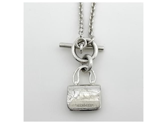 Hermès Collana Amulette Constance Hermes Argento - vista 2