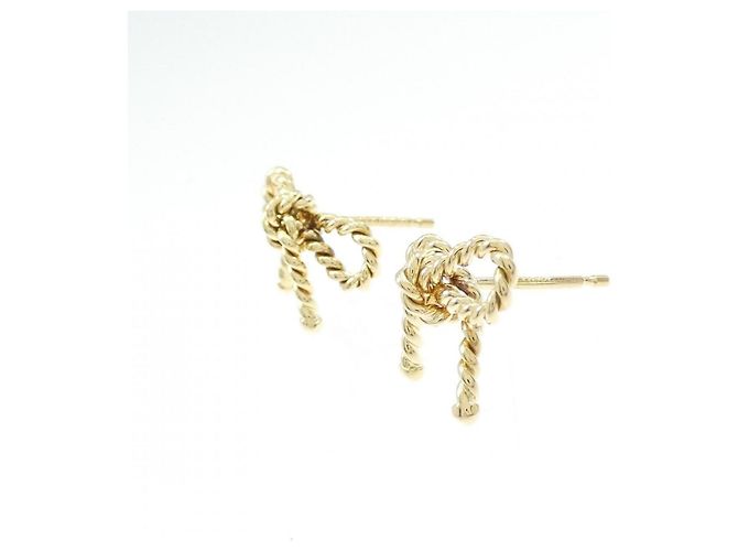 Tiffany & Co Orecchini Tiffany Twist Ribbon D'oro - vista 2