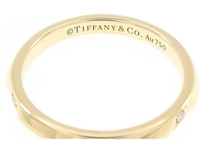 Tiffany & Co Anello Tiffany True in oro giallo 18K con diamante D'oro - vista 3