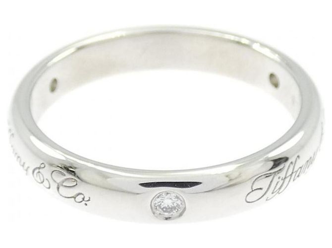 Tiffany & Co Anello a fascia Tiffany Notes Lucida in platino - vista 2