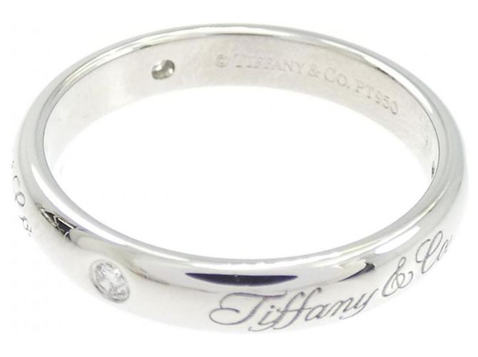 Tiffany & Co Anello a fascia Tiffany Notes Lucida in platino - vista 3