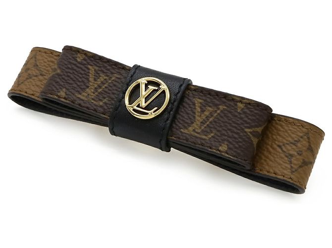Louis Vuitton Monogram Reverse Barrette Hellbraun Monogramm - Ansicht 2