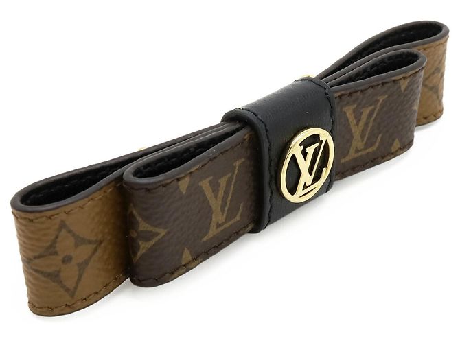 Louis Vuitton Monogram Reverse Barrette Hellbraun Monogramm - Ansicht 4