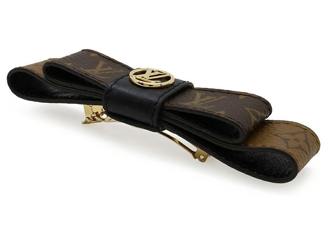 Louis Vuitton Monogram Reverse Barrette Hellbraun Monogramm - Ansicht 5