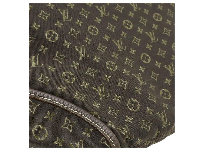 Borsa a tracolla Louis Vuitton Monogram Mini Lin Manon MM Marrone Damier ebene - vista 9